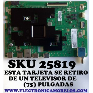 MAIN PARA TV SAMSUNG (75) QLED 4K·UHD·HDR SMART TV / NUMERO DE PARTE BN94-16448D / BN41-02844A / BN97-18505A / BN97-17789A / PANEL'S CY-QA075HGEV1H / CY-QA075HGSV1H / DISPLAY HV750QUB-F9B / MODELOS QN75Q60 / QN75Q60AAFXZA UA01 / QN75Q6DAAFXZA BA02